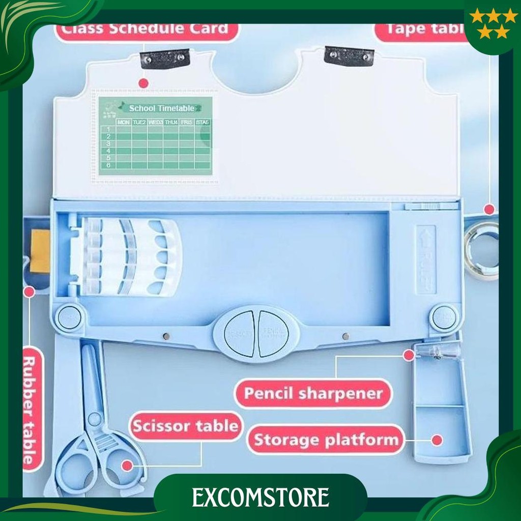 

Hm28 Kotak Pensil Serbaguna Tempat Kotak Pensil Mekanik Multifungsi Ori