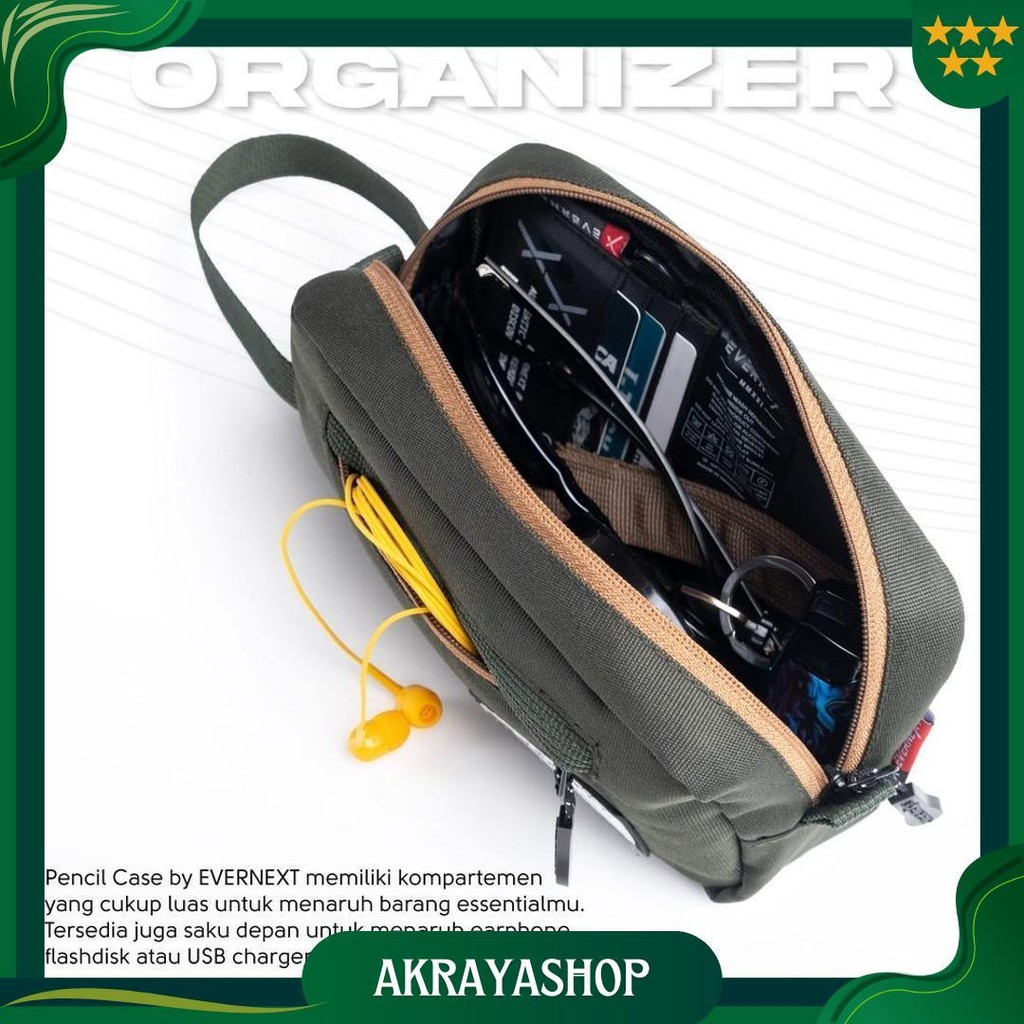 

Evernext - Pencil Case Tempat Pensil Sekolah Kantor Kuliah Traveling Organizer Promo 4.4