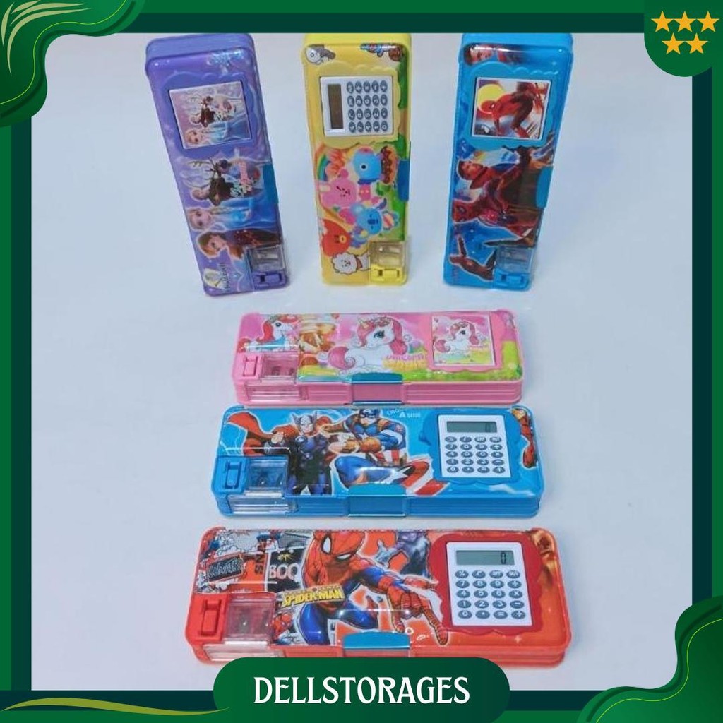 

Kotak Pensil Magnet Kalkulator / Serutan Karakter / Kotak Pensil Magnet / Kalkulator Fancy Karakter Gratis Ongkir