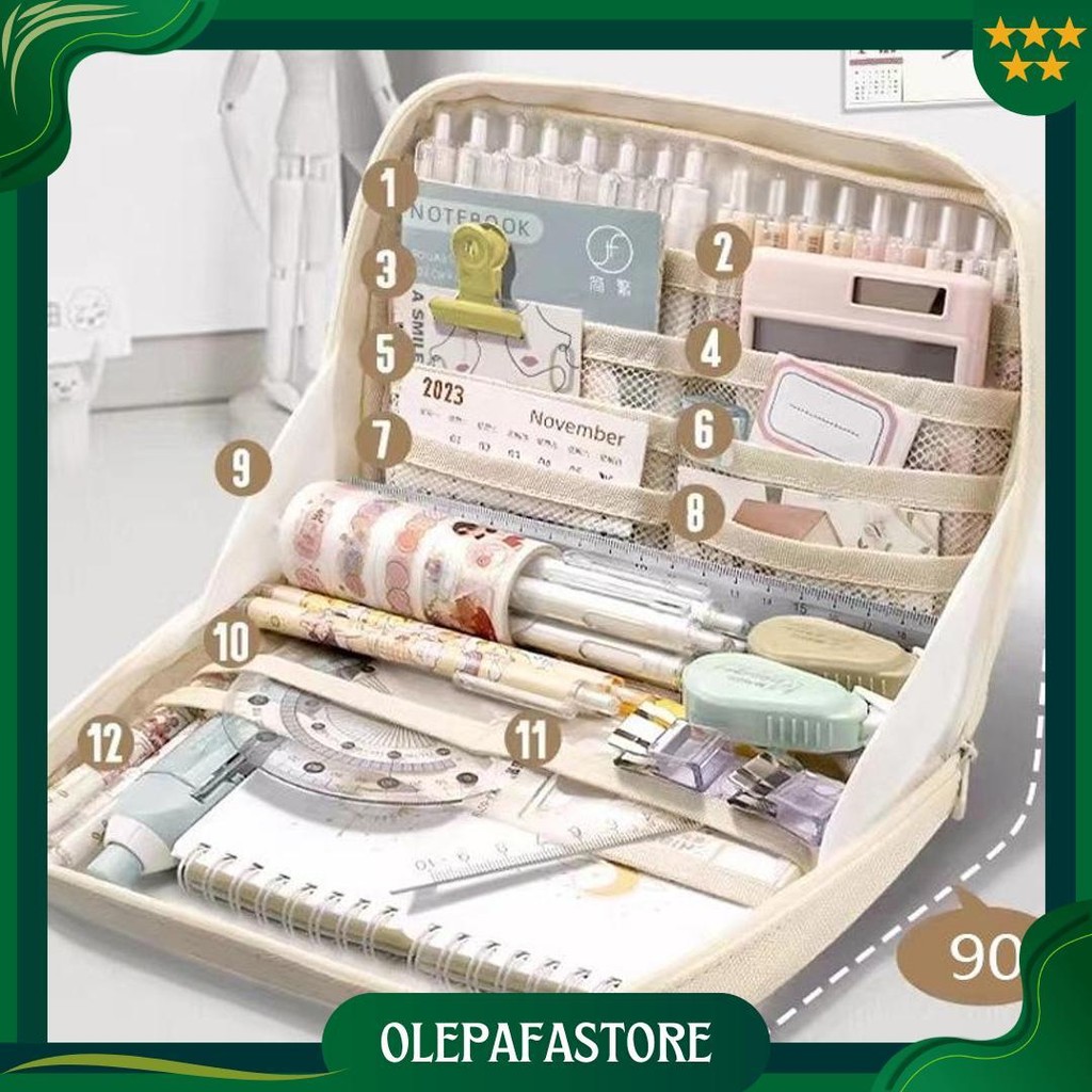 

Stella 12 Layer Tas Tempat Pensil Case Pouch Anak Sekolah Transparan Kapasitas Besar Stationery Kantor A020 Promo 4.4