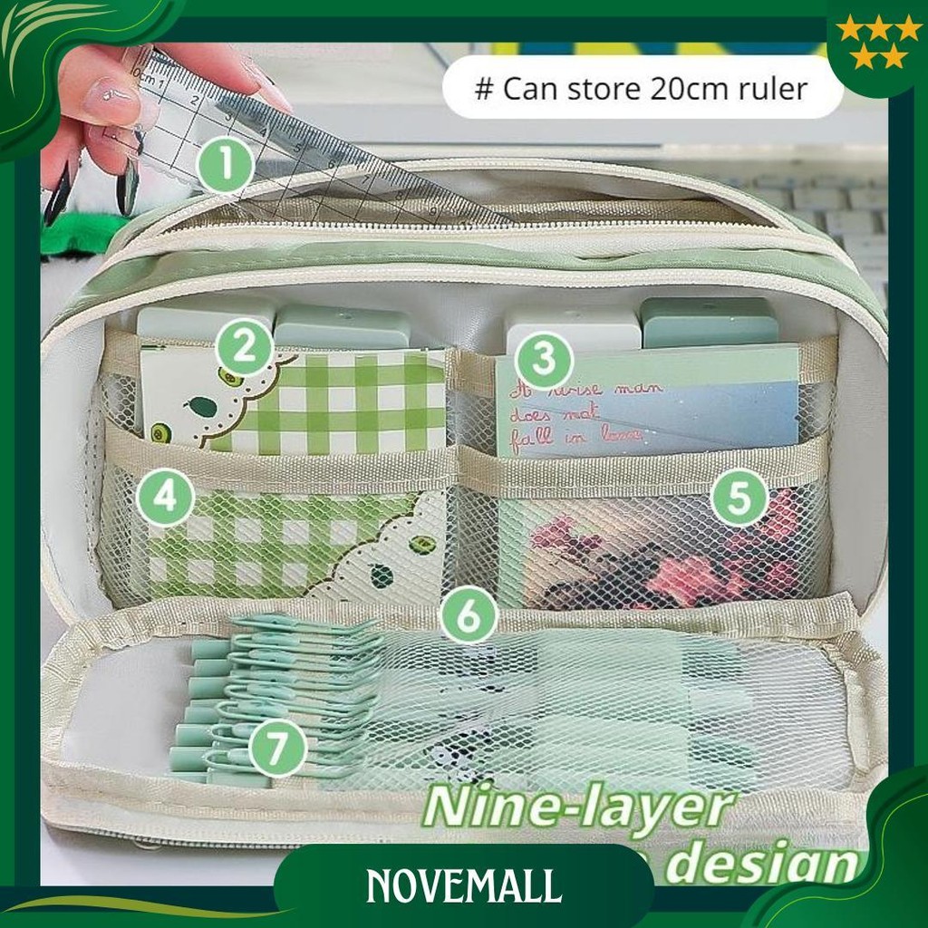 

Tempat Pensil Korea Multi Sekat Ukuran Jumbo Promo Puncak