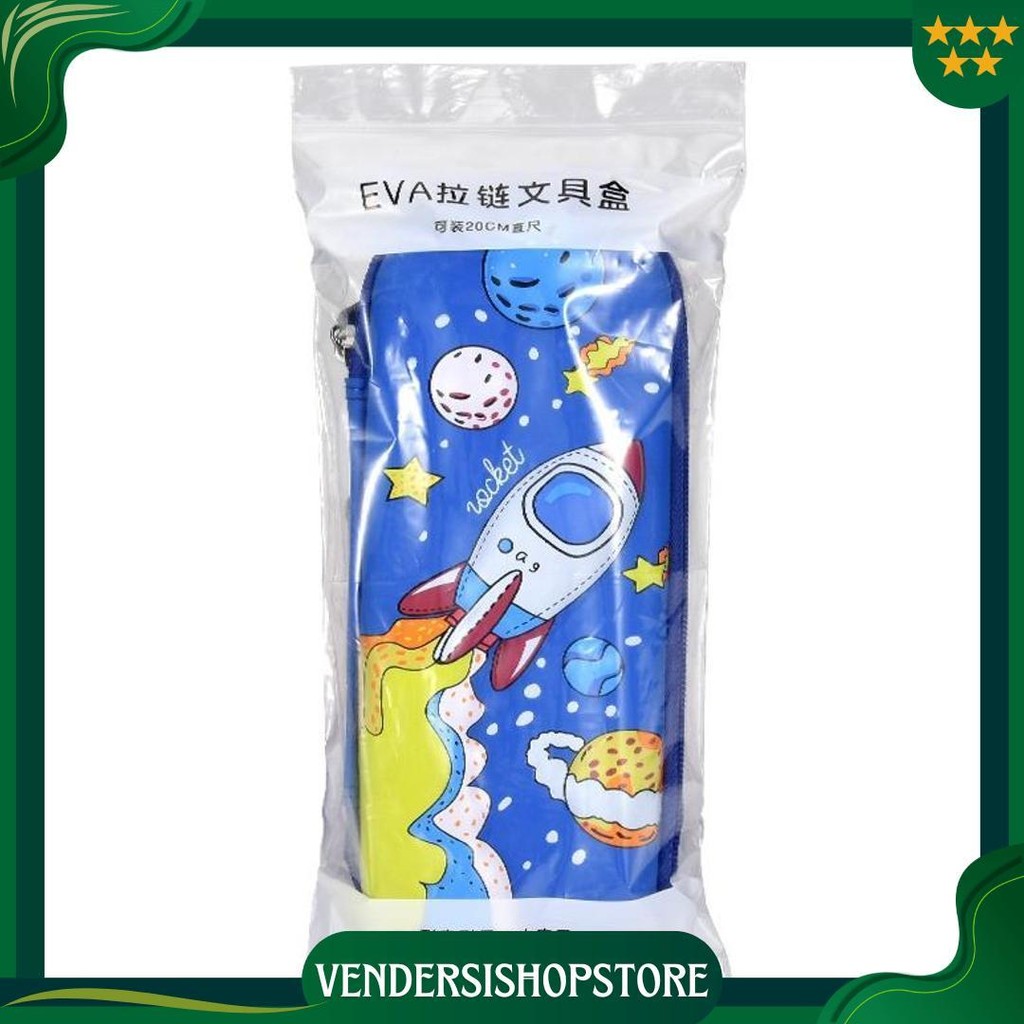 

Tempat Kotak Pensil Timbul 3D Lucu Imut Astronot Kelinci Dino Unicorn Kuda Bear Cute Pensil Case Promo
