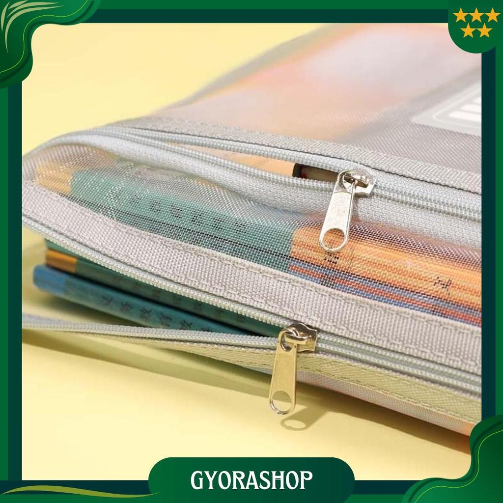

Tempat Pensil Lapisan Tunggal Transparan A6 Tempat Pensil Segitiga Tiga Dimensi Tempat Pensil Tas Subjek Lapisan Ganda A4 A6 Jala Dan Lapisan Ganda Ori