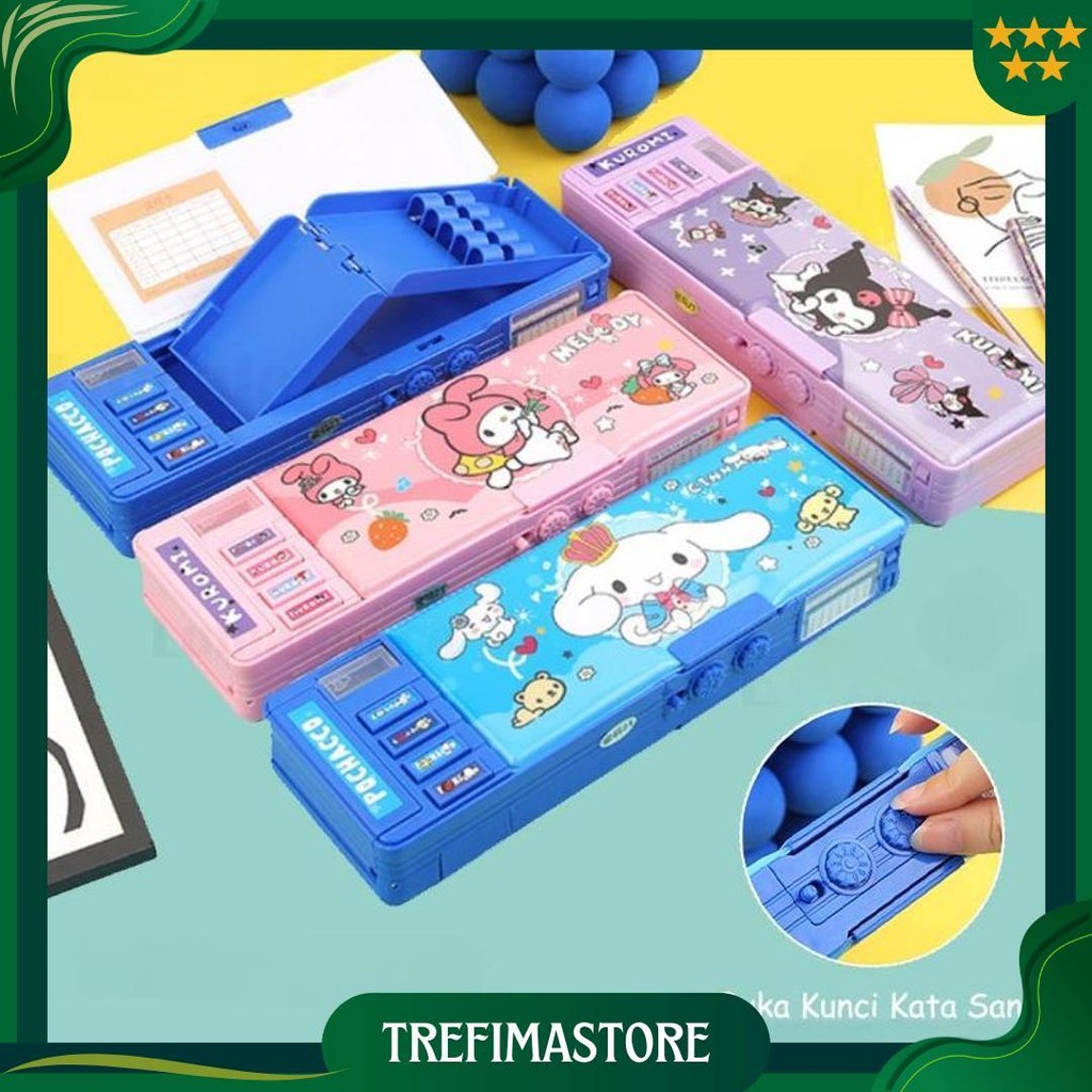 

Tempat Pensil Password Multifungsi Lapis Ganda Berkapasitas Besar Lucu Password Kuromi Sandi Kotak Pensil Kotak Alat Tulis Stationary Case Dengan Kunci Pin Password Boneka Lucu Berkapasitas Besar Tempat Pensil Lapis Ganda Multifungsi Rautan Pensil Sale