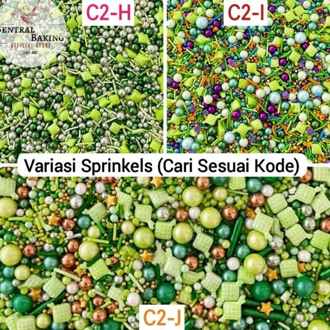 

Murah Sprinkel Bunga Ketupat Hijau Muda 1000Gr (C2-G)/ Springkel Kue Lebaran