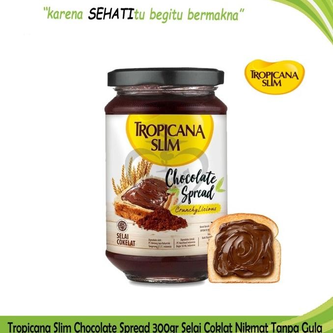 

Tropicana Slim Chocolate Spread 300 Gram Selai Cokelat Rendah Gula