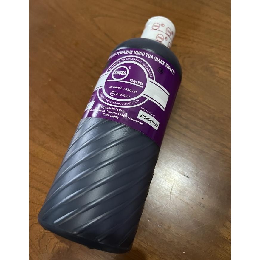 

Murah Cross Dark Violet 580Gr 450Ml Pewarna Makanan Icing Color Purpe Ungu