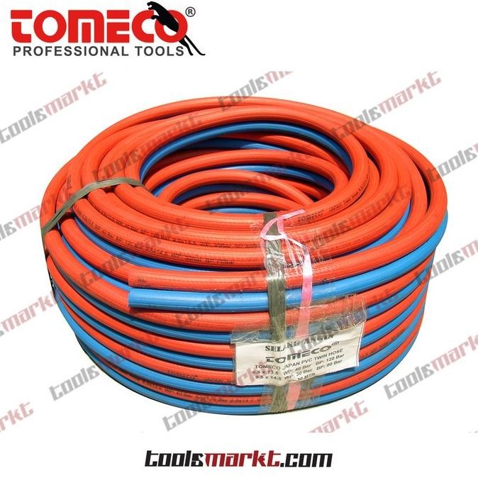 Sale Tomeco Selang Double Twin Line Hose Selang Las 1/4 Inch X 3/8 Inch