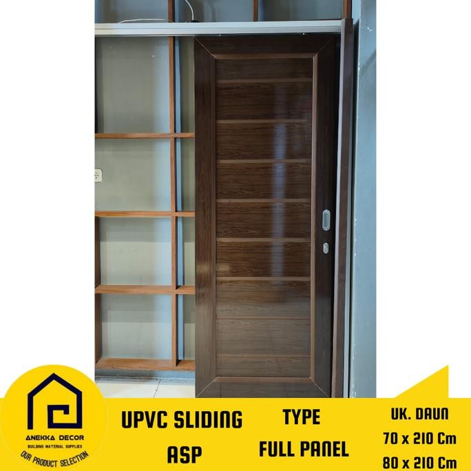 Pintu Kamar UPVC sliding geser / Pintu UPVC kamar mandi sliding geser GOL