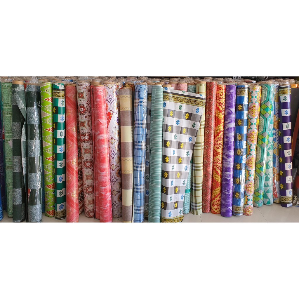 Premium Jual Tikar Terpal Perlak Karpet Alas Lantai Taplak Meja Makan Plastik Perlengkapan Anggrek