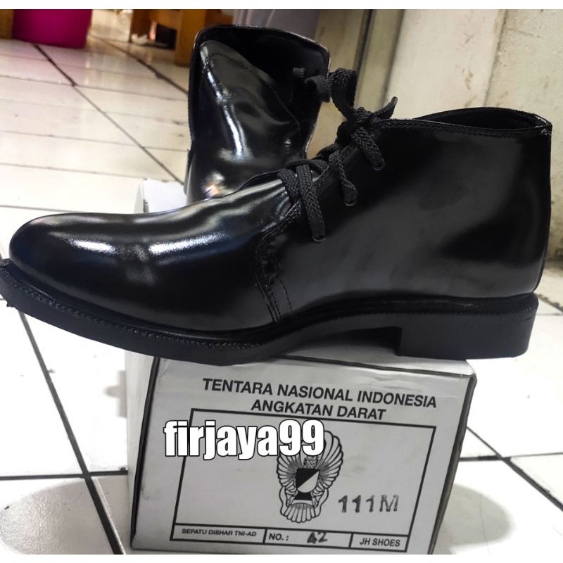 Gratis Ongkir Sepatu Pdh Tni Ad Luck Molding/Tni/Polri/Satpam Dll