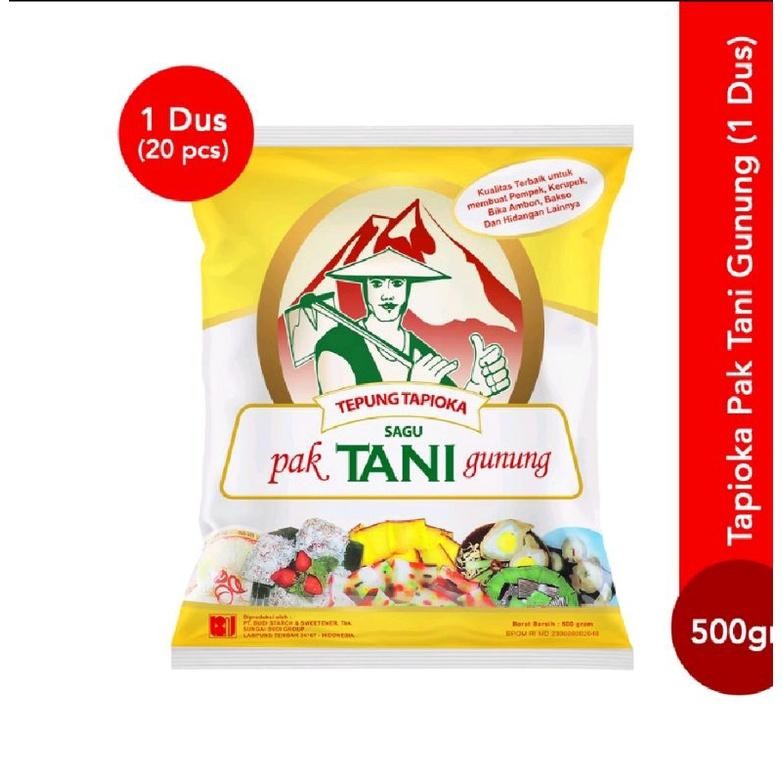 

Tepung Tapioka Cap Tani Gunung 1Dus Terbaru Best Quality Asli 100% Original