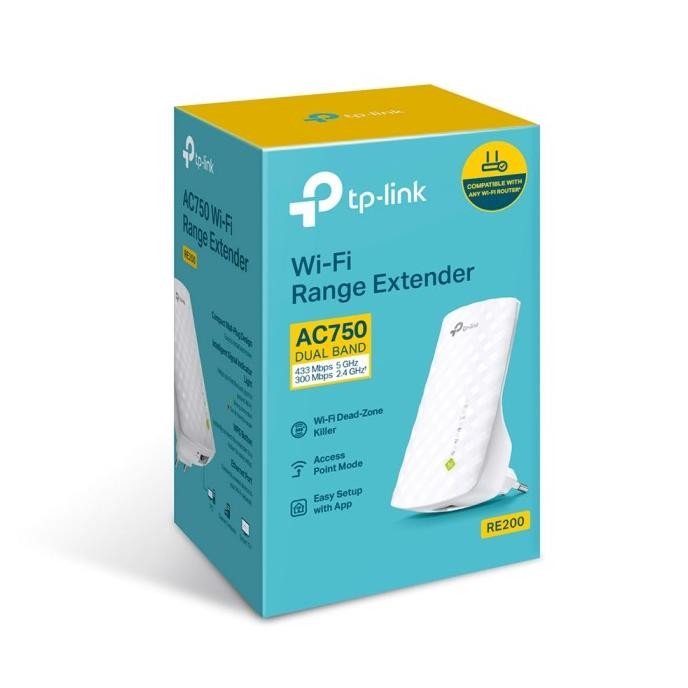 Tp-Link/Tplink/Tp Link Re200 Wifi Range Extender Ac750 Co