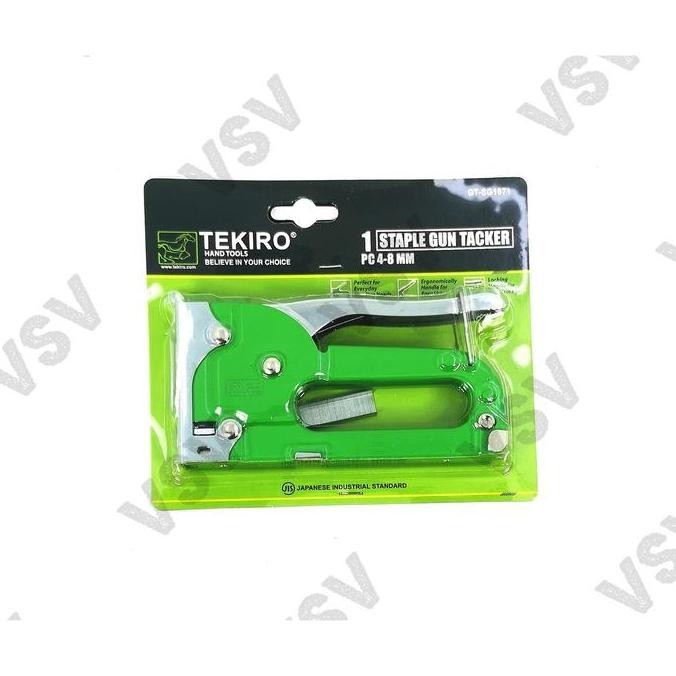 

TEKIRO STAPLE GUN TACKER 4-8MM STAPLES TEMBAK GUN TAKER STAPLER TEMBAK ORIGINAL DAN TERPERCAYA