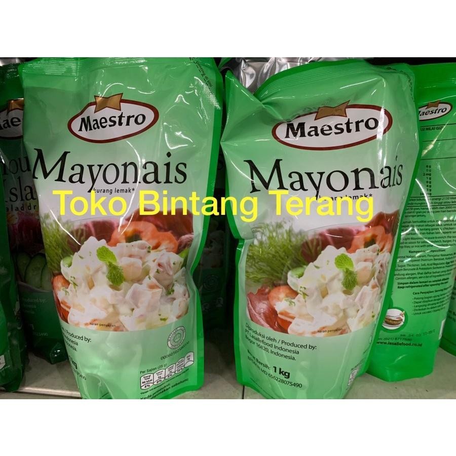 

Mayonais/Mayonnaise Maestro Mayonaise 1 Kg X 10 Pcs Per Dus/Karton New Best Quality Asli 100% Original