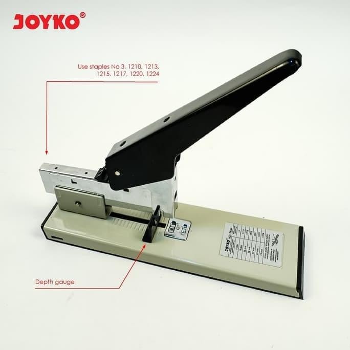 

JOYKO HEAVY DUTY STAPLER STEPLER HEAVY DUTY HD-12N/24 STAPLES BESAR ORIGINAL DAN TERPERCAYA