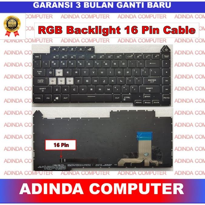 Keyboard Asus ROG Strix G15 G513 G513QC G513QE G513QM Backlight