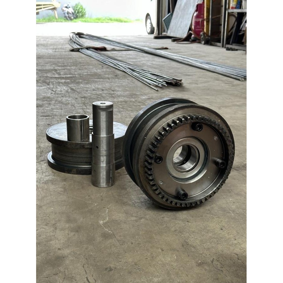 Roda End Carriage Saddle Crane Forged Steel - Kuat Tahan Lama 3-10 Ton New Stok