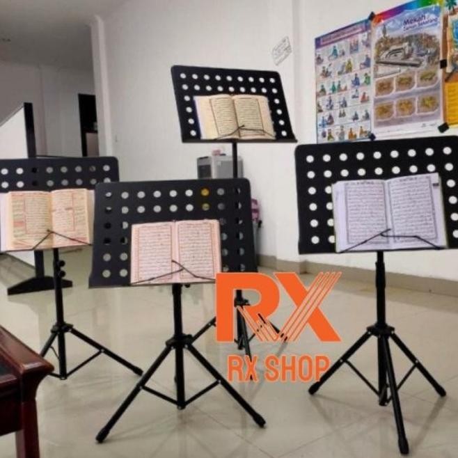 Cocoastore89 Tripod Buku Standing Penyangga Quran Rehal Al - Stand
