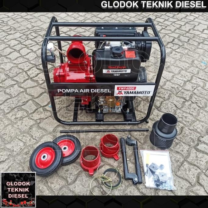 Mesin Pompa Air Solar Diesel / Water Pump 4 Inch Starter Original New Stok