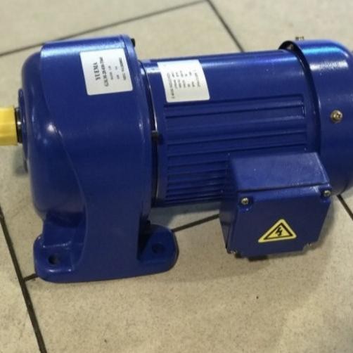 Helical Gear Motor Merk Yuema/Aero 1,5 Kw 2 Hp 3 Phase New Stok