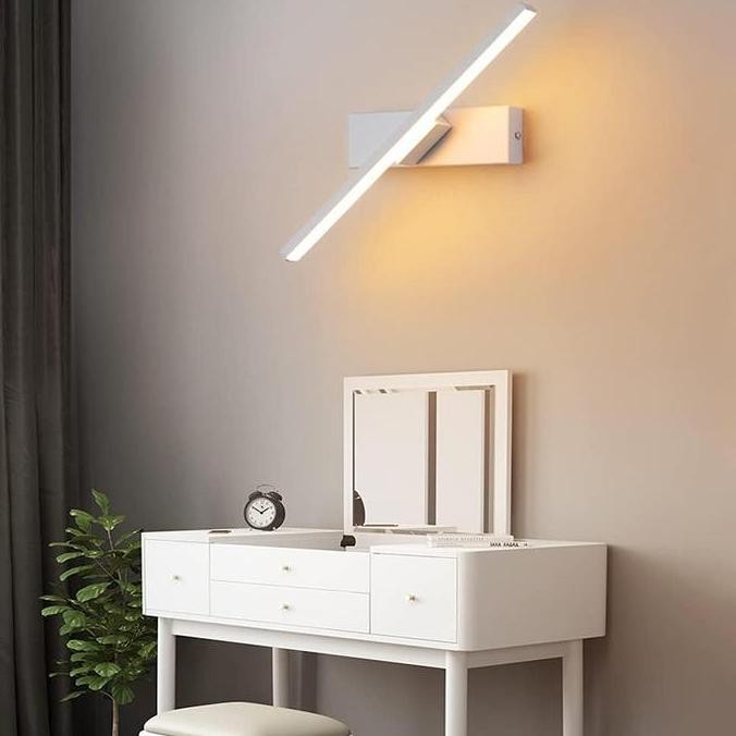 Sale 3 Warna Lampu Dinding Led Minimalis Modern - Lampu Dinding Kamar Tidur - Desain Dapat Diputar -
