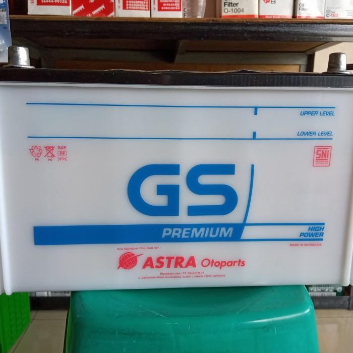 Aki Mobil/ Genset/ Gs Astra Premium N100/ Gs N 100 Basah/ 95E41 100Ah Original Dan Terpercaya