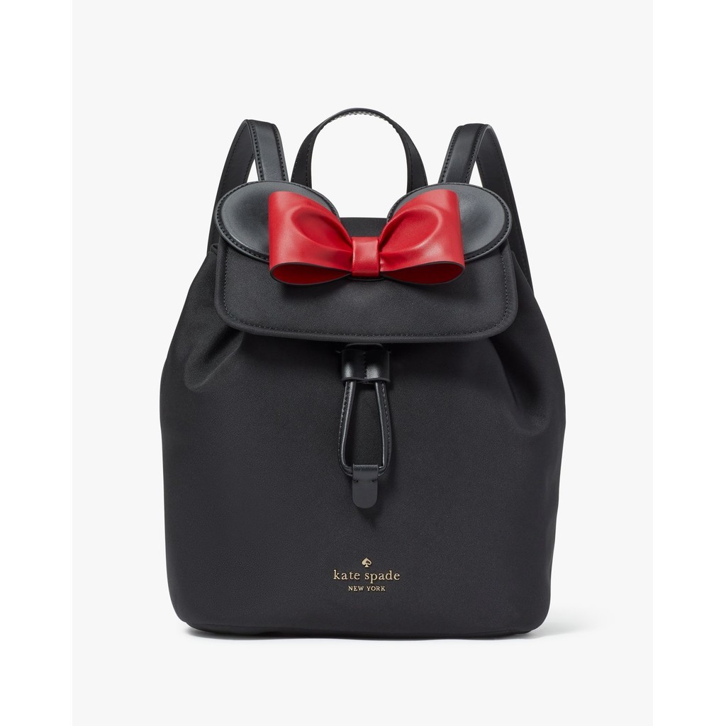 Kate Spade Disney X Ksny Minnie Mouse Faille 3D Backpack - Tas Ransel Wanita