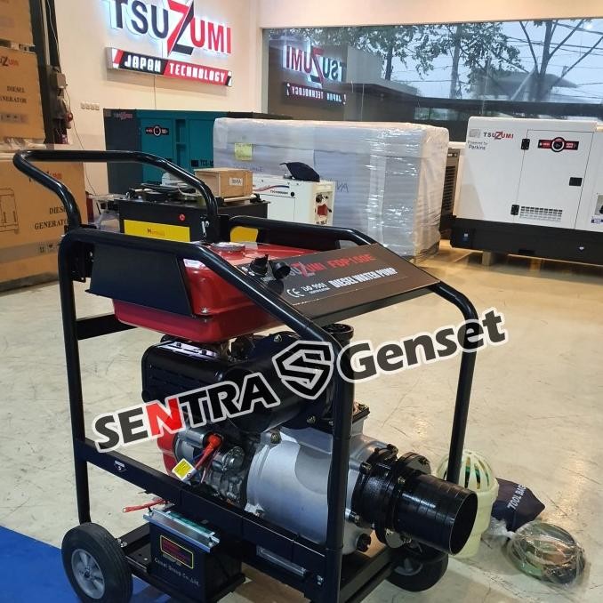 Alkon Waterpump Pompa Diesel 6 Inch Stater Elektrik Tsuzumi Japan New Stok