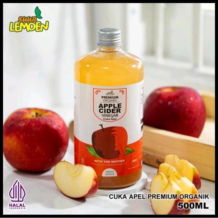 

Cuka Apel Organik 1 Liter Apple Cider Vinegar Premium With The Mother Original Best Seller