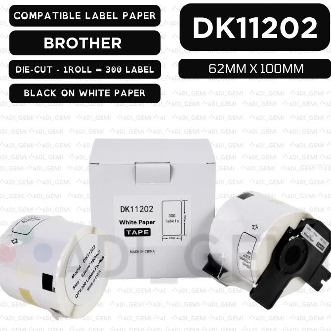 

Compatible Label Paper Brother Dk-11202 - 62Mm X 100Mm Co