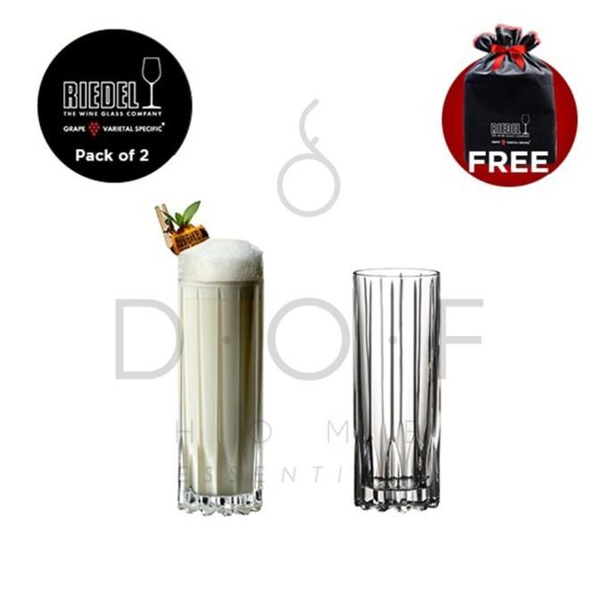 GELAS RIEDEL BAR DRINK SPECIFIC GLASSWARE FIZZ GLASS PACK OF 2 PCS