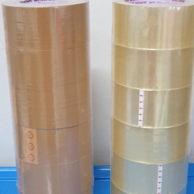 

Lakban Coklat / Bening DAIMARU 2 (6 Rol) - Bening murah