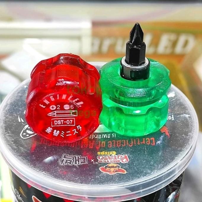 Obeng Bolak Balik Cebol DST-06/DST-07 Engineer Mini Reversible Driver MURAH