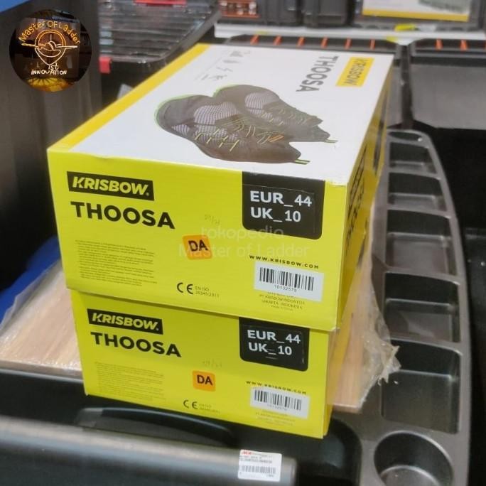 Krisbow Sepatu Safety Shoes Thoosa Sporty Sepatu Proyek Glow The Dark New Stok