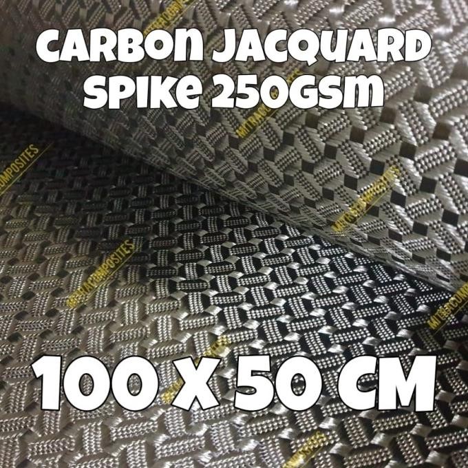 Carbon Kevlar Serat Karbon Jacquard 250gsm