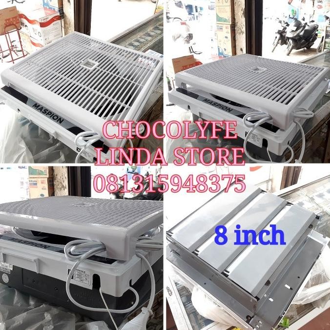 Exhaust Fan Maspion Mv 200 Nex 8 Inch / Exhaust Fan Dinding 8" New Stok