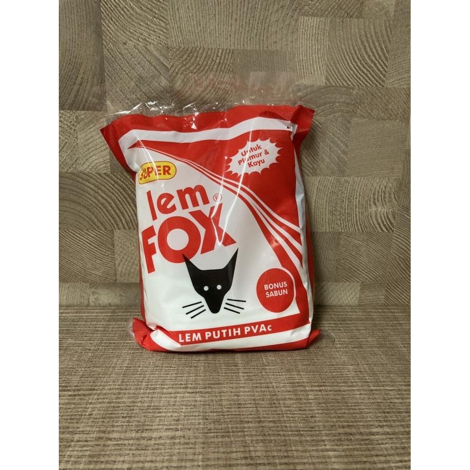 

Lem Fox Putih PVAC Super FOX 700 gram Refill murah