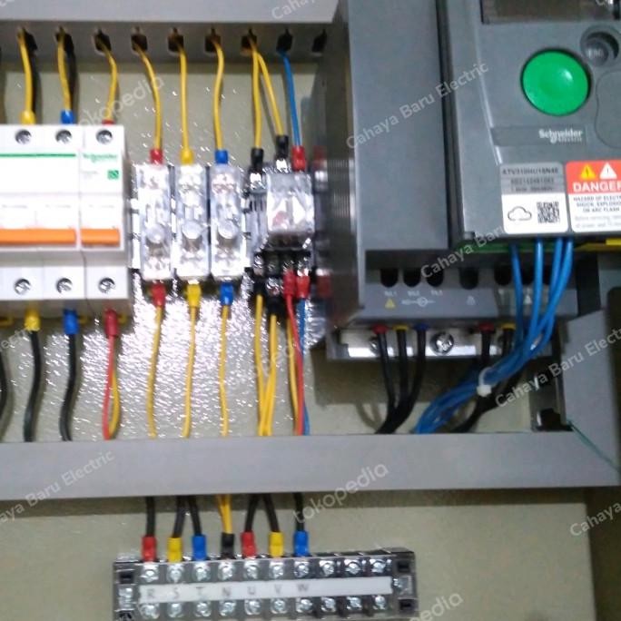 Panel Inverter 1,5 Kw Motor Agitator 1,1 Kw 380 Volt Schneider New Stok