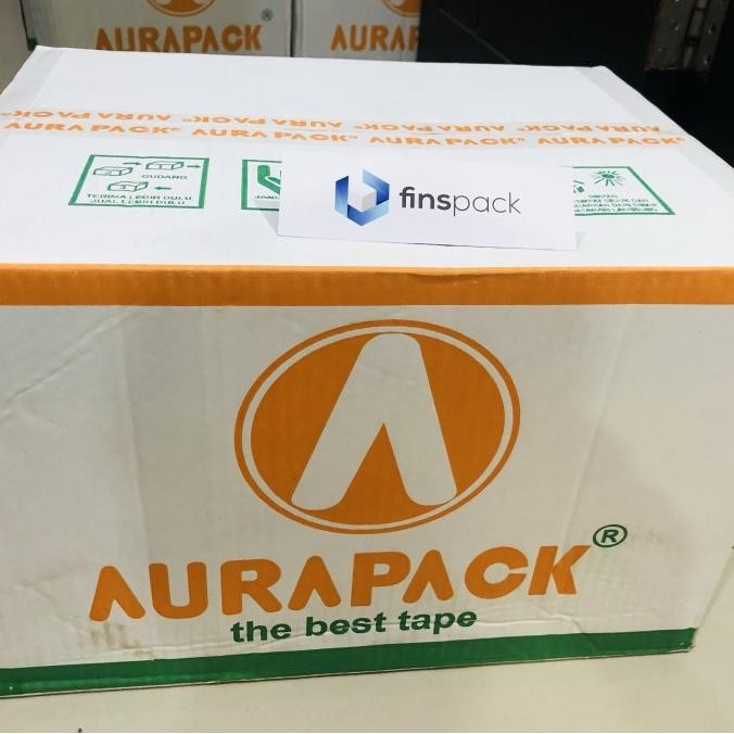 

Grab / gojek Lakban bening 48 mm x 90 yard x 45 micron Aurapack murah
