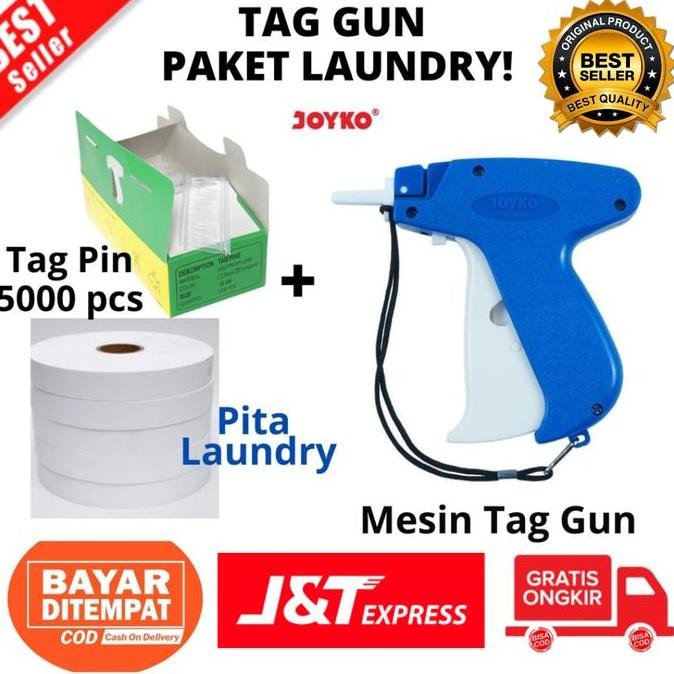 

Paket Laundry Alat tembak Tag gun Joyko & Tag pin & Pita label penanda murah