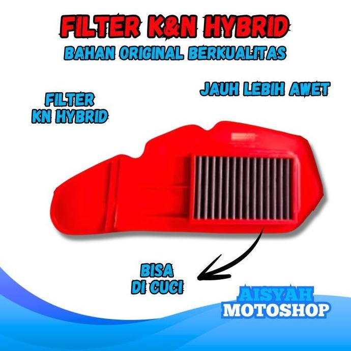 FILTER UDARA VARIO 125 150 - VARIO 125 K&N HYBRID - VARIO 150 K&N HYBRID - FILTER VARIO HYBRID ORIGI