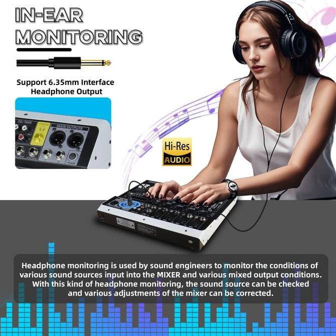 Murah Mixer Audio Cs-4  Kpop4 4 Channel Original Amplifier