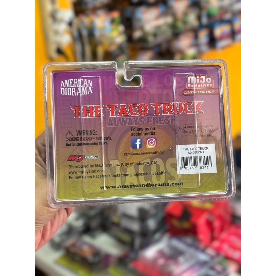 Grosir American Diorama 1/64 Food Truck Taco Truck