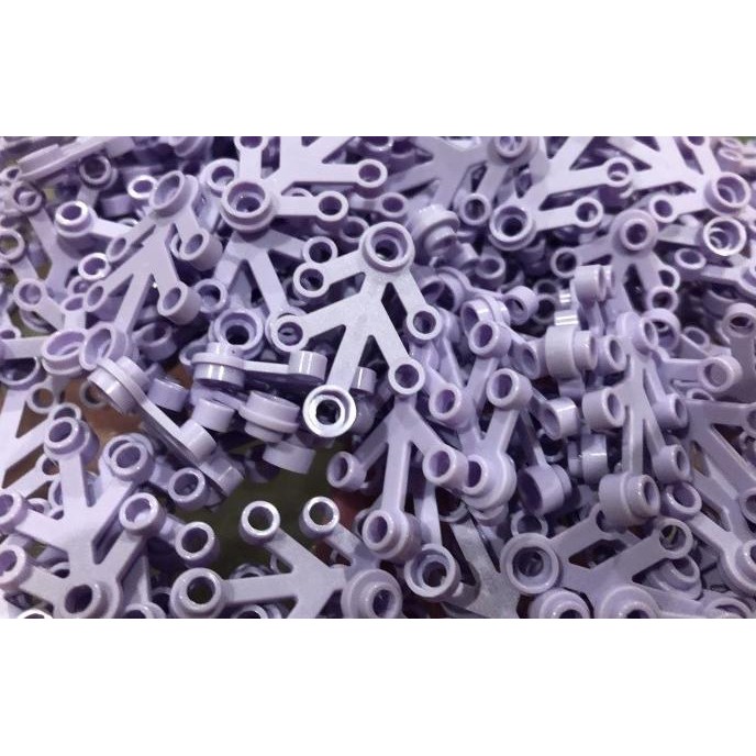 [Good] Lego plant leaves 4 x 3 light purple 2423