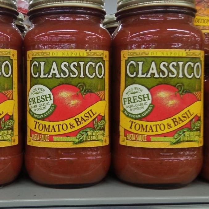 

Buruan beli] classico tomato dan basil sauce 680gr