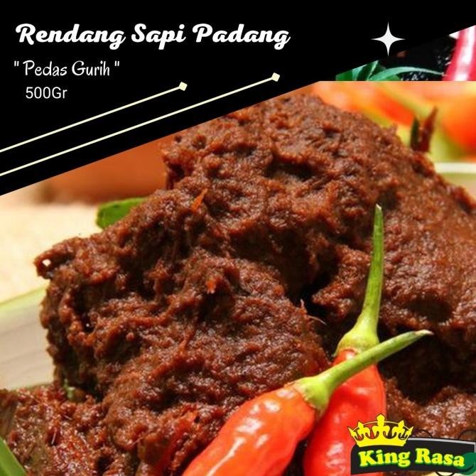 

rendang Padang rendang daging sapi asli rendang Frozen food 500 gr