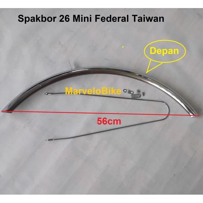 SPAKBOR FENDER SEPEDA MTB 26 TURING 26 MINI FEDERAL TAIWAN