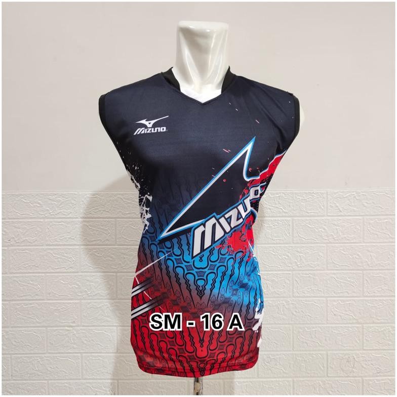 Baju Voli Mizuno Motif Printing Jersey Voli Printing Murah
