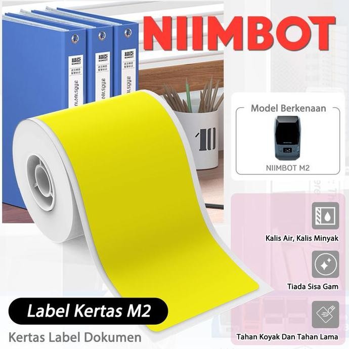 

NIIMBOT M2 Kertas Label Folder Kantor, Stiker Samping Kotak Arsip Aset Tetap, Stiker Label Klasifikasi Dokumen Kantor